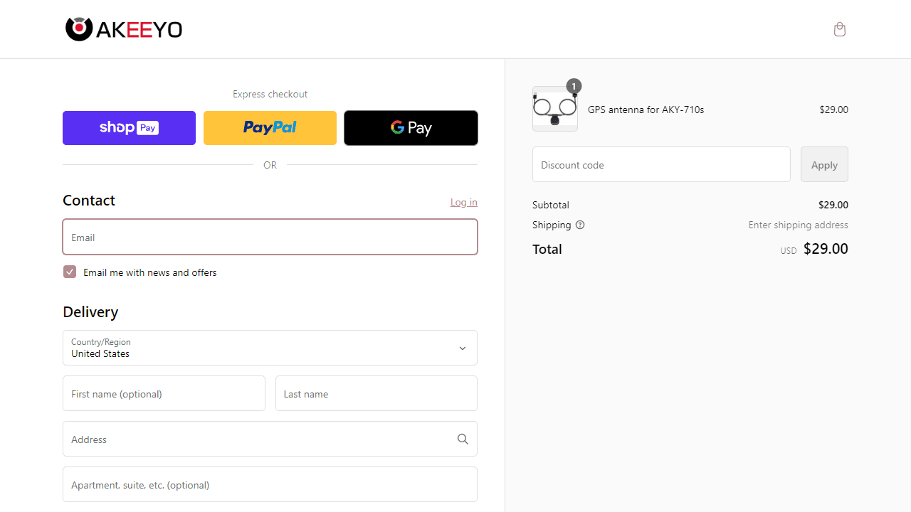 How to apply Akeeyo coupon code